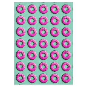 Pinky Doughnut with colourful sprinkles + your ide Tablecloth