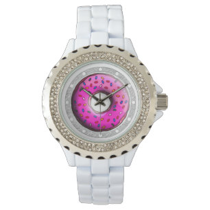 Pinky Doughnut with colourful sprinkles + your ide Watch