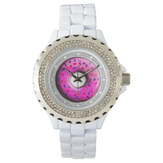 Pinky Doughnut with colourful sprinkles + your ide Watch (Front)