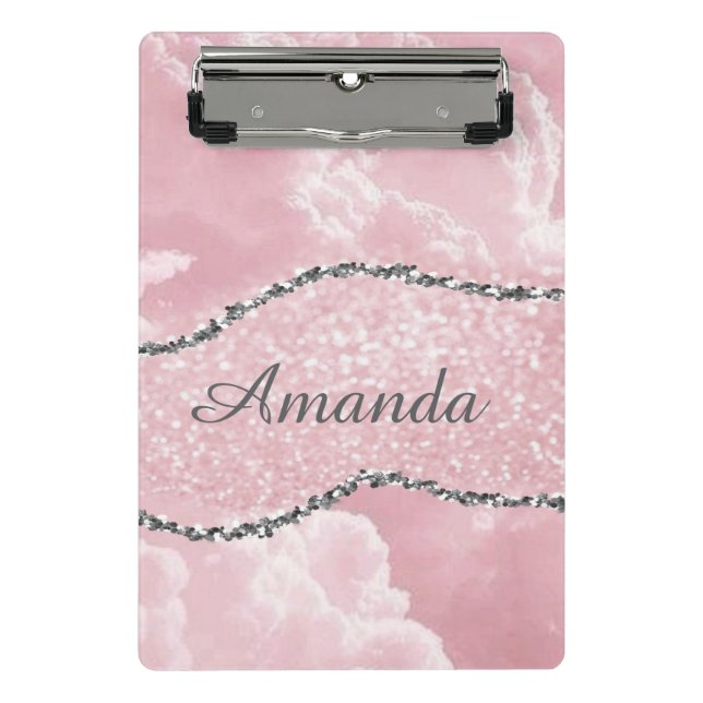 pinky dreamy design mini clipboard (Front)