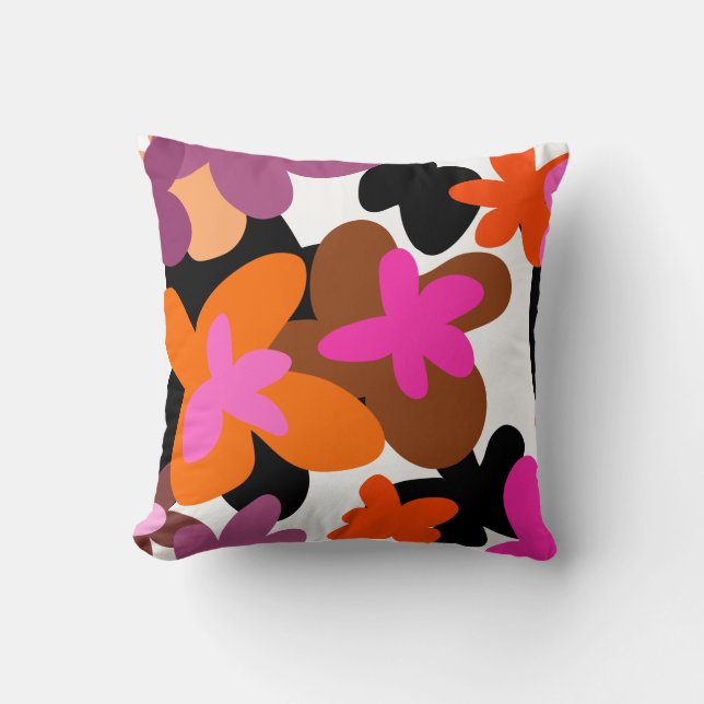 Pinky floral cushion (Front)