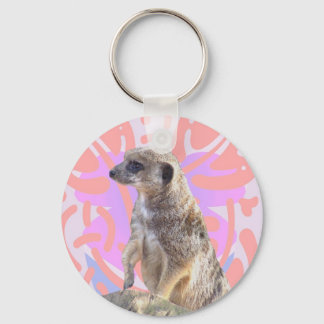 Pinky Meerkat Key Ring