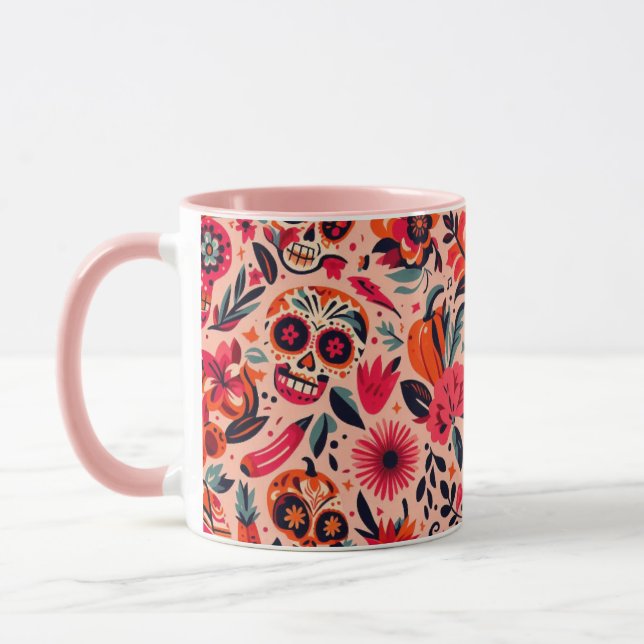 Pinky Mexican Art Mug (Left)