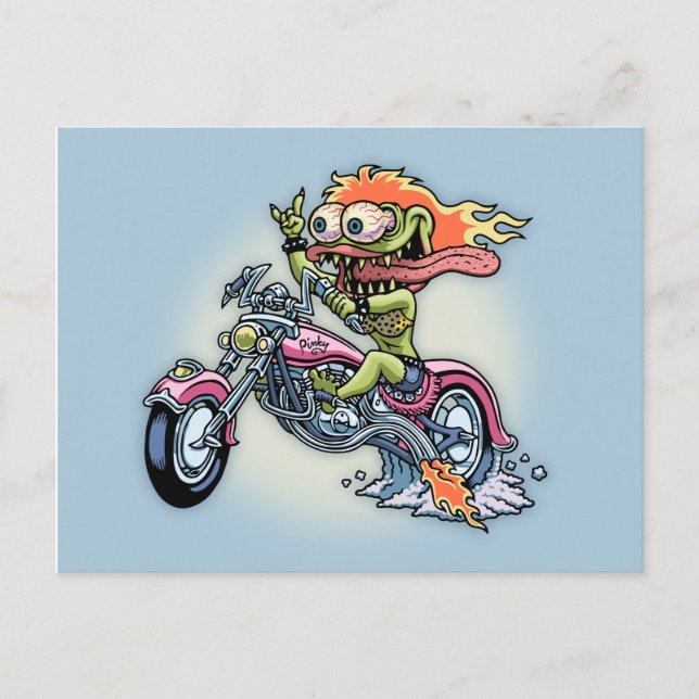 Pinky Paso Robles Postcard (Front)