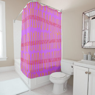 Pinky peanut shower curtain