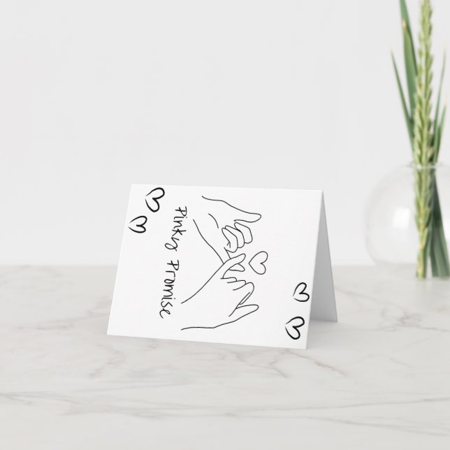 Pinky Promise Card (Front)