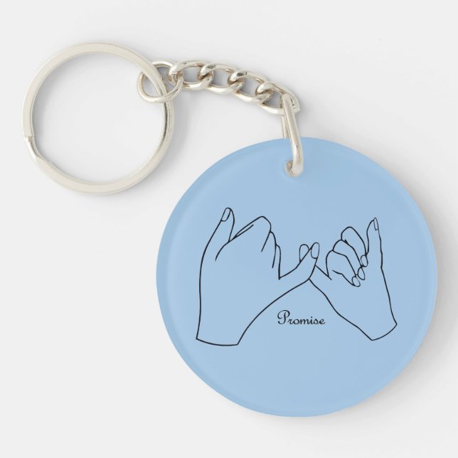 Pinky Swear Promise Key Ring (Front)