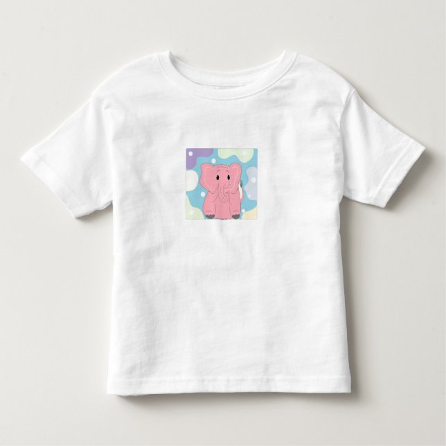 Pinky the Elephant Toddler T-Shirt (Front)