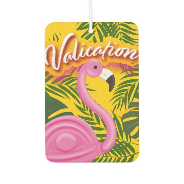Pinky Validation Vacation  Car Air Freshener (Front)
