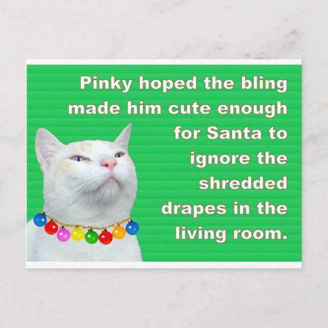 Pinky's Bling Postcard (Front)