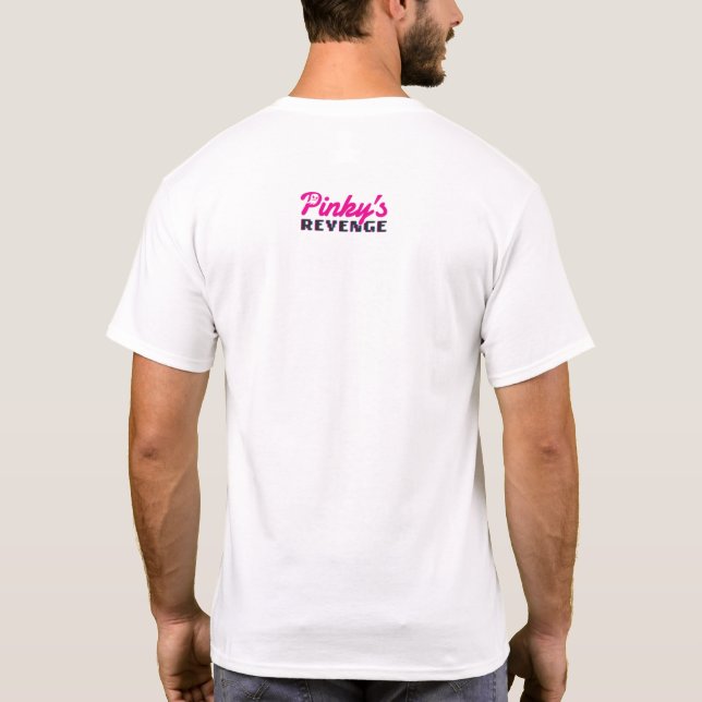 Pinky's Revenge Bassist Mens T-shirt (Back)