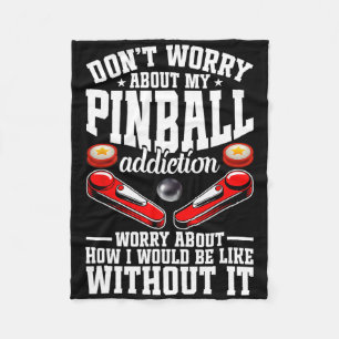 Pinll Player Enthusiast Addicted Gamer Pinller Fleece Blanket