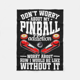 Pinll Player Enthusiast Addicted Gamer Pinller Fleece Blanket