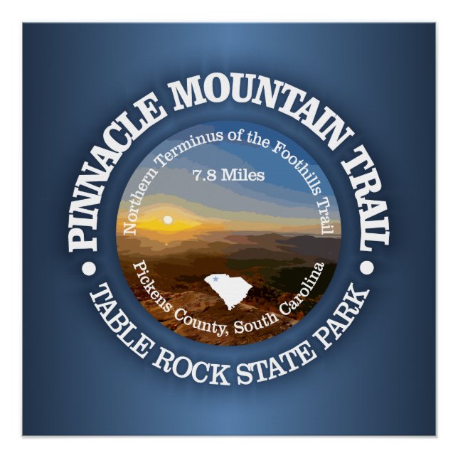 Pinnacle Mountain Trail (OBP) Poster (Front)
