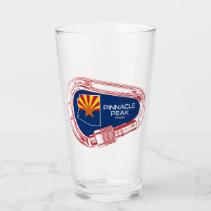 Pinnacle Peak Arizona Rock Climbing Carabiner Glass