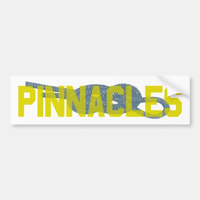 Pinnacles Figure 8 Climbing Bumper Sticker (Front)