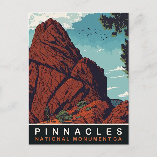 Pinnacles National Monument, CA, Travel Postcard (Front)