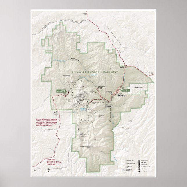 Pinnacles National Monument Poster (Front)