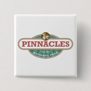Pinnacles National Park 15 Cm Square Badge