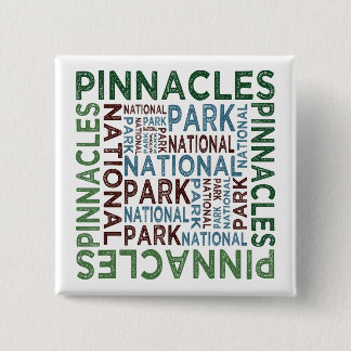 Pinnacles National Park 15 Cm Square Badge