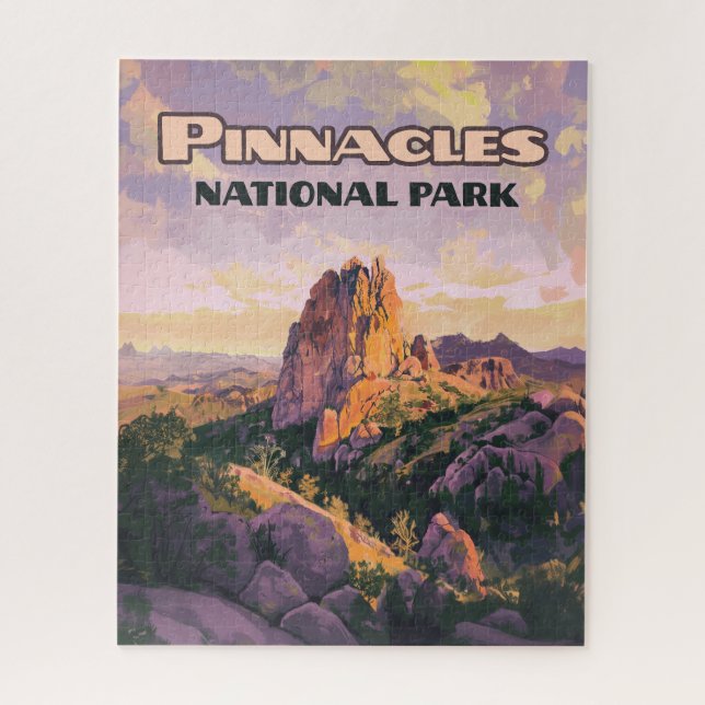 Pinnacles National Park Buttes California  Jigsaw Puzzle (Vertical)