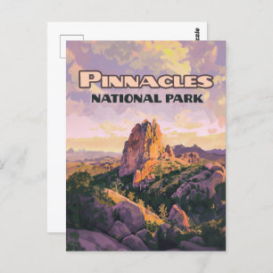 Pinnacles National Park Buttes California  Postcard