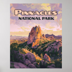 Pinnacles National Park Buttes California  Poster