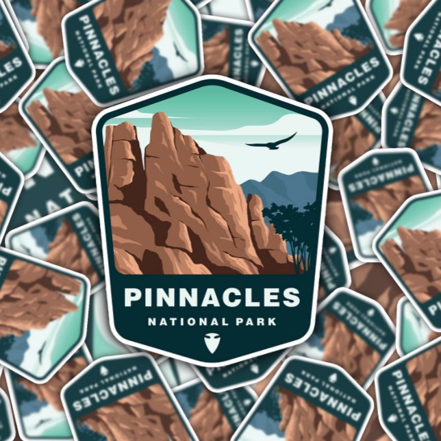 Pinnacles National Park | Die-Cut Sticker (Creator Uploaded)