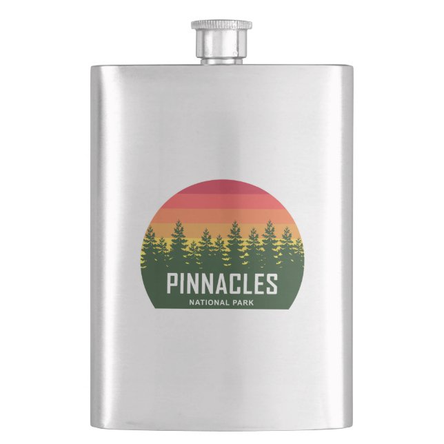 Pinnacles National Park Hip Flask (Front)