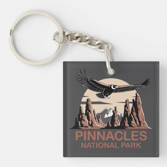 Pinnacles National Park Key Ring (Front)