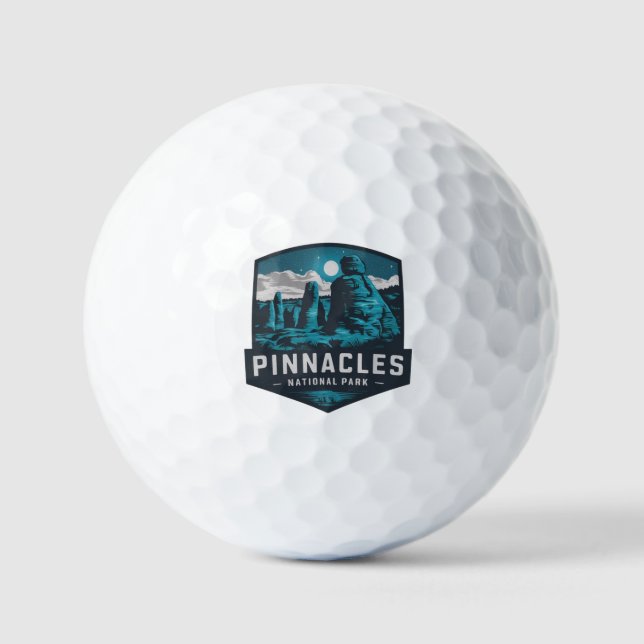 Pinnacles National Park Magical Night Golf Balls (Front)