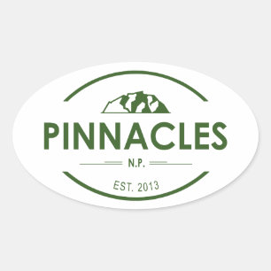 Pinnacles National Park Oval Sticker