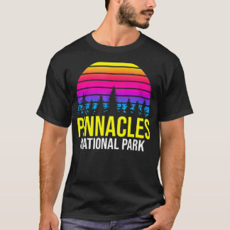Pinnacles National Park Retro Sunset Family Va Cat T-Shirt