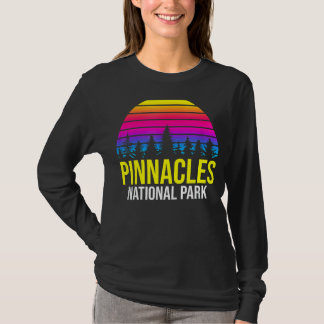 Pinnacles National Park Retro Sunset Family Va Cat T-Shirt