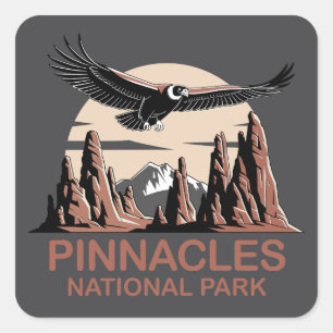 Pinnacles National Park Square Sticker