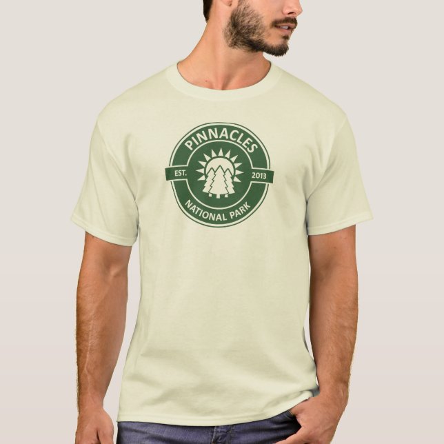 Pinnacles National Park Sun Trees T-Shirt (Front)