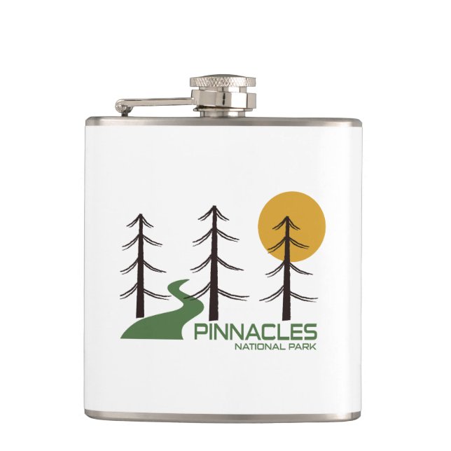 Pinnacles National Park Trail Hip Flask (Front)