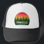 Pinnacles National Park Trucker Hat<br><div class="desc">It's close the the San Francisco Bay area and the weather is always good for climbing. Climb the Pinnacles!</div>