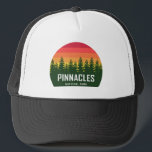 Pinnacles National Park Trucker Hat<br><div class="desc">It's close the the San Francisco Bay area and the weather is always good for climbing. Climb the Pinnacles!</div>