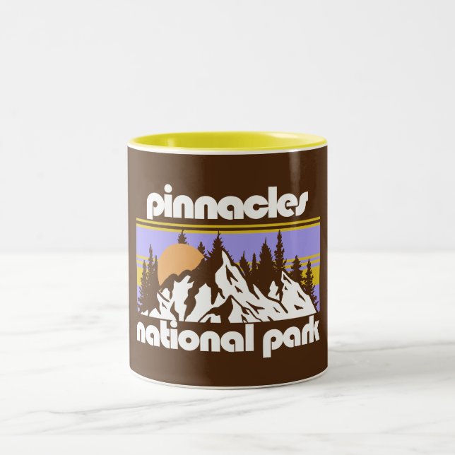 Pinnacles National Park Two-Tone Coffee Mug (Center)