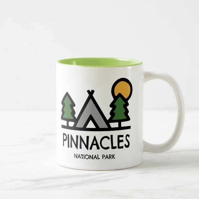 Pinnacles National Park Two-Tone Coffee Mug (Right)