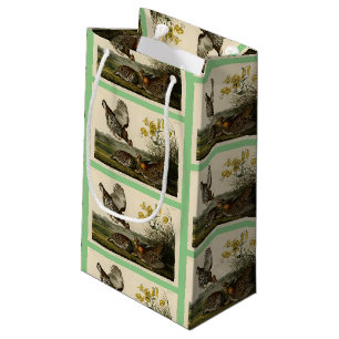Pinnated Grouse (Grous) Audubon's Birds of America Small Gift Bag