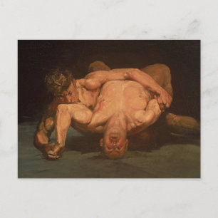 Pinned, 1895 postcard