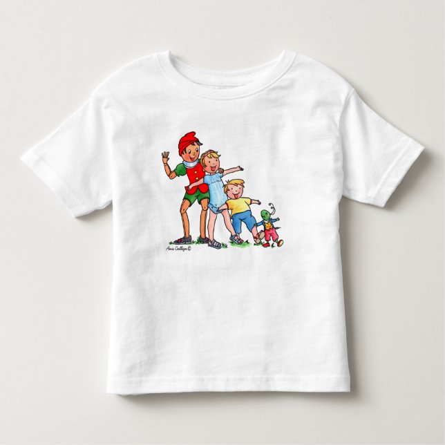 Pinocchio and Friends - Kids T-shirt (Front)