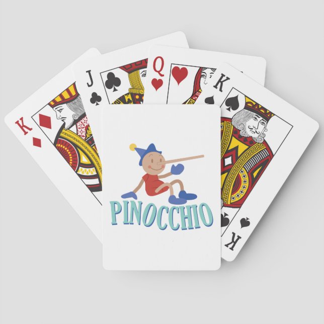 Pinocchio Kid Playing Cards (Back)