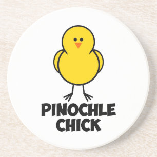 Pinochle Chick Coaster