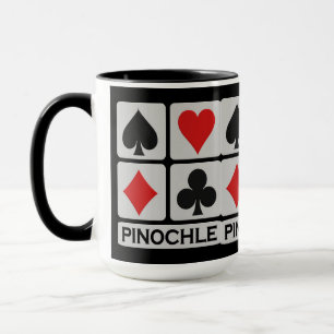 Pinochle Player mug - choose style & colour