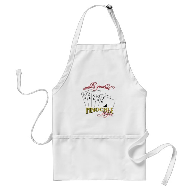 Pinochle Player Standard Apron (Front)