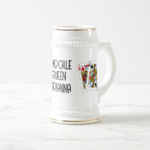 Pinochle Queen Beer Stein