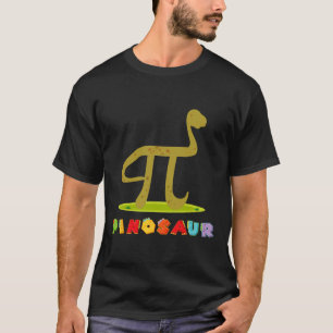 Pinosaur Funny Pi Day Dinosaur Math Lover Science  T-Shirt